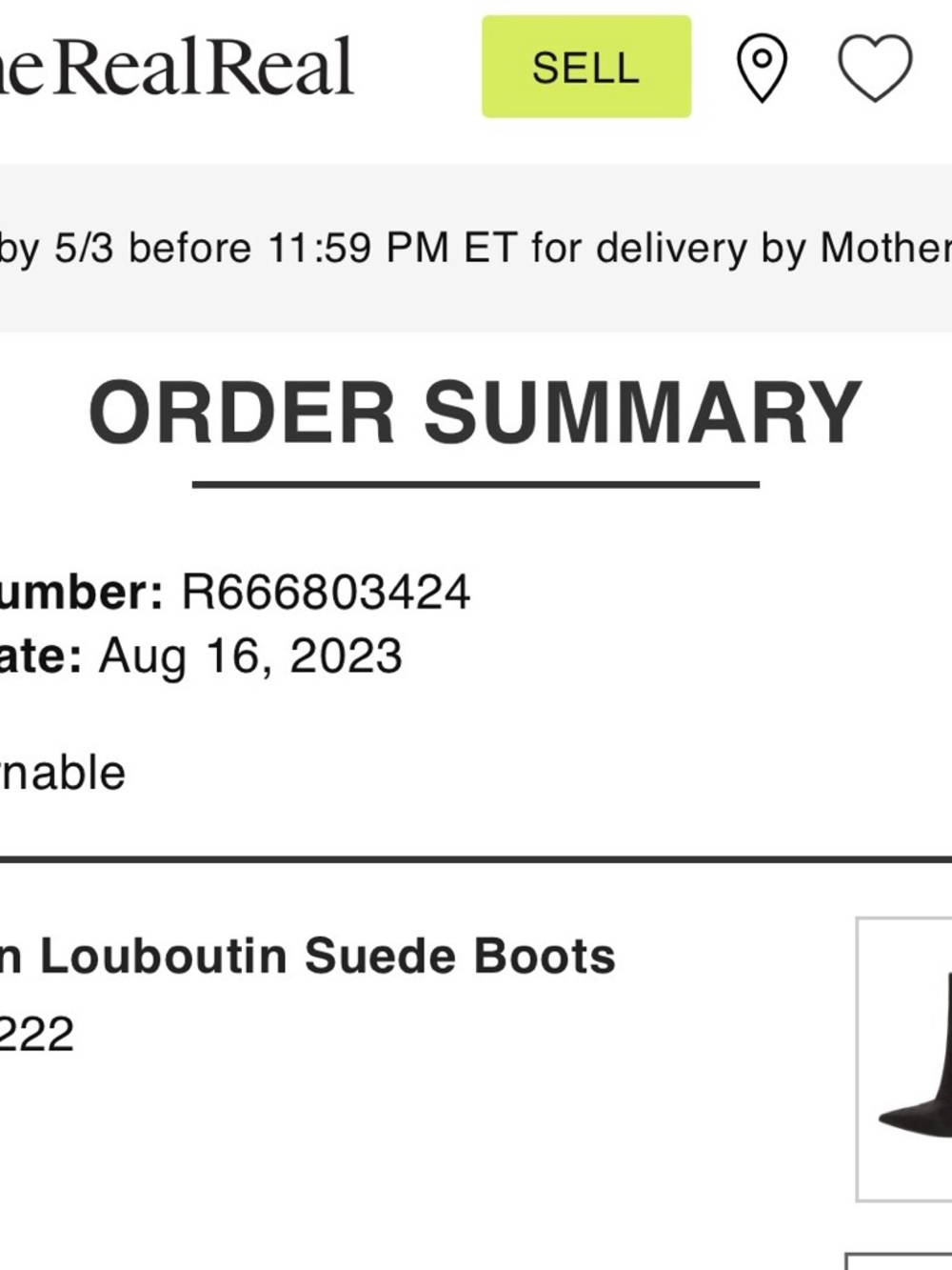 Christian Louboutin Condora Black Suede Pointed Ankle Booties with Red Heel - Picture 7 of 7